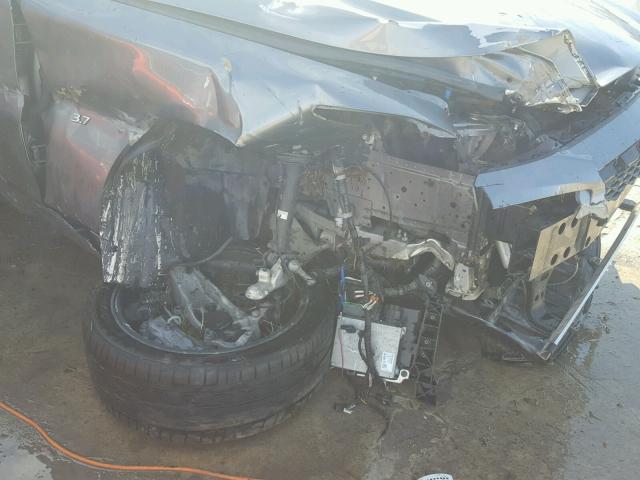 JN1BV7AP2FM334467 - 2015 INFINITI Q50 BASE Gris foto 9