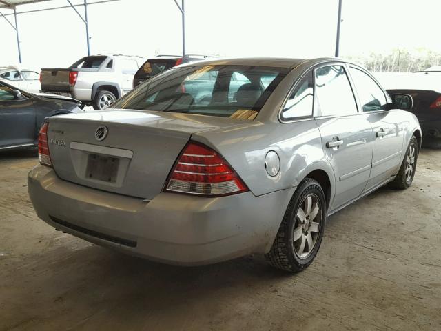 1MEFM40176G604559 - 2006 MERCURY MONTEGO LU GRAY photo 4