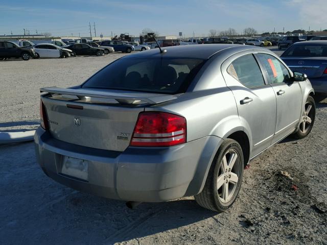 1B3LC56R38N639724 - 2008 DODGE AVENGER SX GRAY photo 4