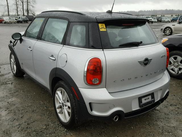 WMWZC5C54EWM18680 - 2014 MINI COOPER S C SILVER photo 3