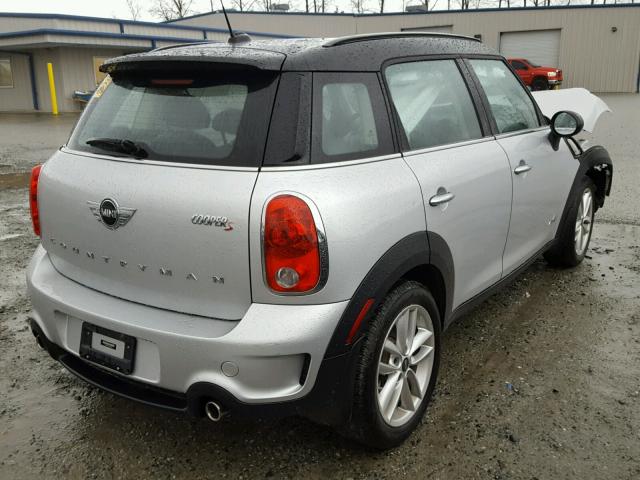 WMWZC5C54EWM18680 - 2014 MINI COOPER S C SILVER photo 4