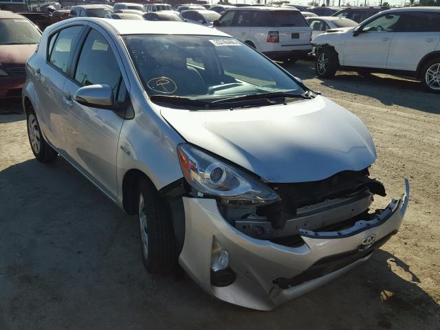 JTDKDTB31F1585969 - 2015 TOYOTA PRIUS C SILVER photo 1