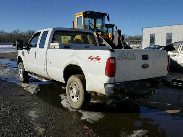 1FTSX21538ED07428 - 2008 FORD F250 SUPER WHITE photo 3