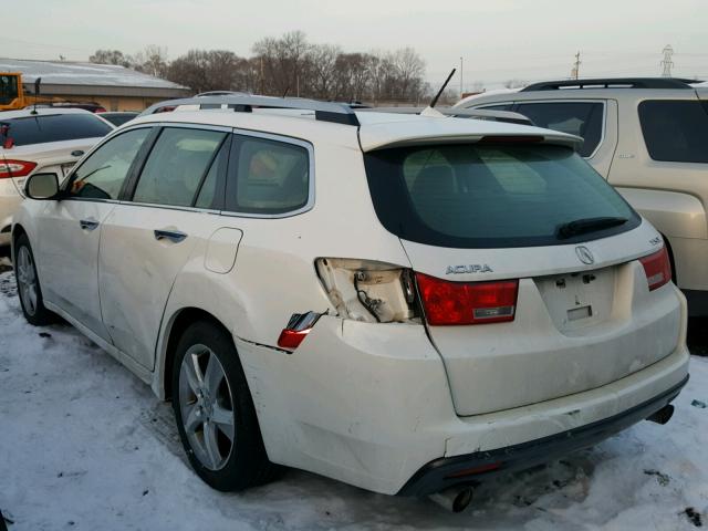 JH4CW2H65CC002019 - 2012 ACURA TSX TECH WHITE photo 3