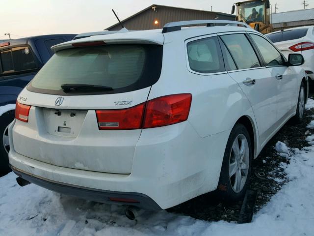 JH4CW2H65CC002019 - 2012 ACURA TSX TECH WHITE photo 4