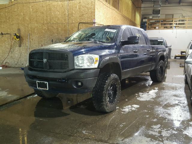3D7KS29L89G525415 - 2009 DODGE RAM 2500 BLUE photo 2