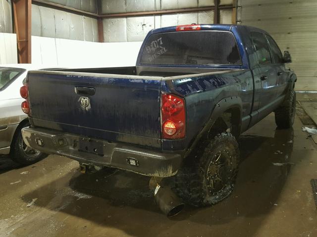 3D7KS29L89G525415 - 2009 DODGE RAM 2500 BLUE photo 4