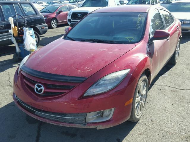 1YVHZ8CH1A5M07008 - 2010 MAZDA 6 I RED photo 2