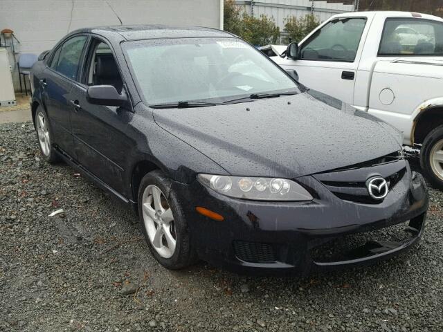 1YVHP84D875M33017 - 2007 MAZDA 6 S BLACK photo 1