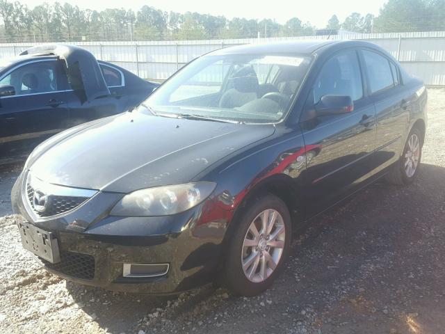 JM1BK32F481871303 - 2008 MAZDA 3 I BLACK photo 2