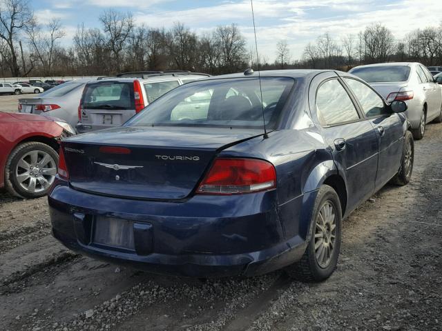 1C3EL56R85N637359 - 2005 CHRYSLER SEBRING TO BLUE photo 4