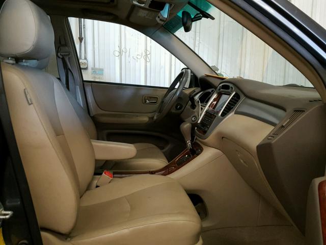 JTEEW21A460032767 - 2006 TOYOTA HIGHLANDER BLUE photo 5