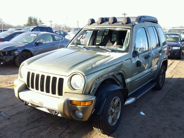 1J4GK38K43W561510 - 2003 JEEP LIBERTY RE GREEN photo 2