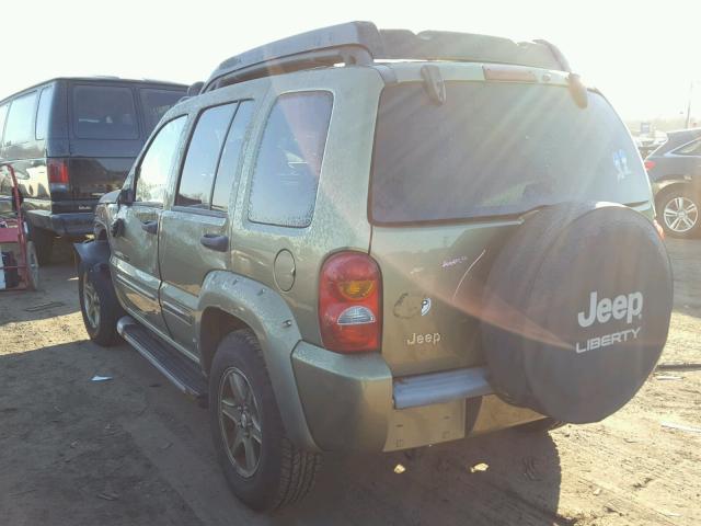 1J4GK38K43W561510 - 2003 JEEP LIBERTY RE GREEN photo 3