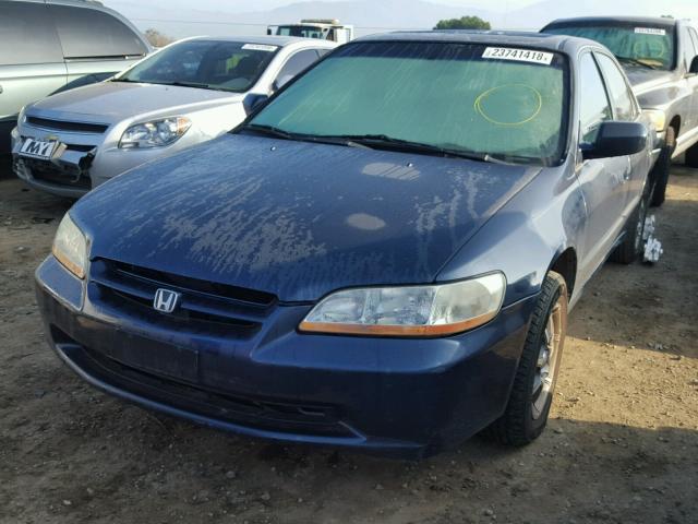 JHMCG6674YC003007 - 2000 HONDA ACCORD EX BLUE photo 2