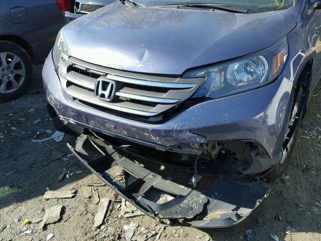 3CZRM3H31DG710497 - 2013 HONDA CR-V LX BLUE photo 9