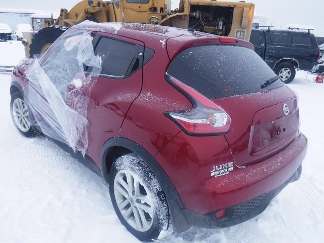 JN8AF5MV8GT654814 - 2016 NISSAN JUKE S RED photo 3