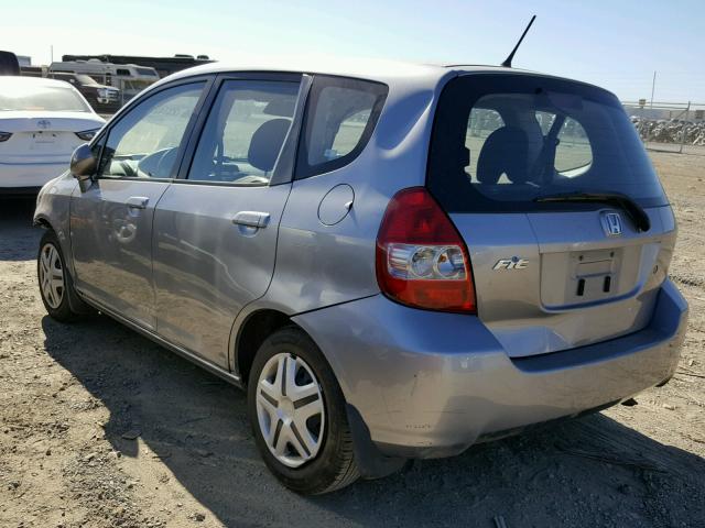 JHMGD38498S068808 - 2008 HONDA FIT SILVER photo 3