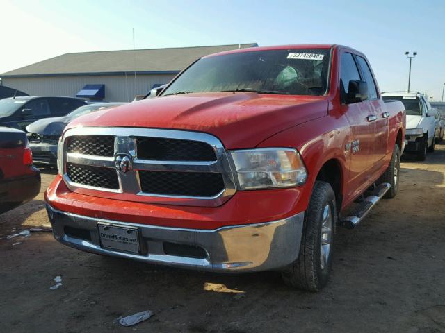 1C6RR7GT1FS579574 - 2015 RAM 1500 SLT RED photo 2