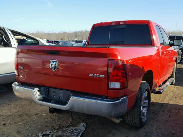 1C6RR7GT1FS579574 - 2015 RAM 1500 SLT RED photo 4