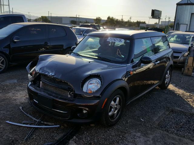 WMWZF3C53BTX82422 - 2011 MINI COOPER CLU BROWN photo 2