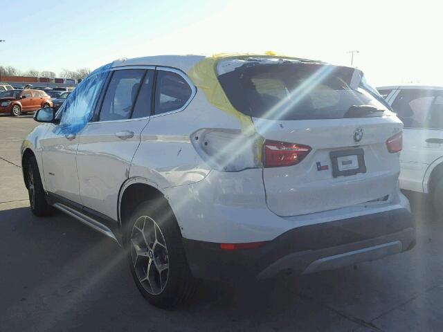 WBXHU7C34H5H32772 - 2017 BMW X1 SDRIVE2 WHITE photo 3