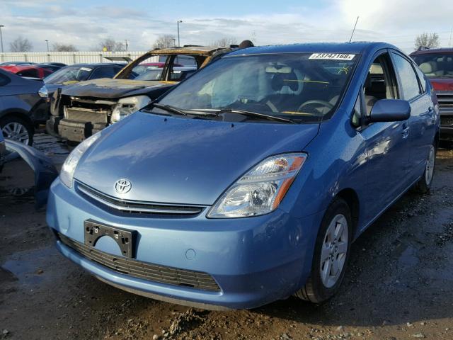 JTDKB20U997832880 - 2009 TOYOTA PRIUS BLUE photo 2