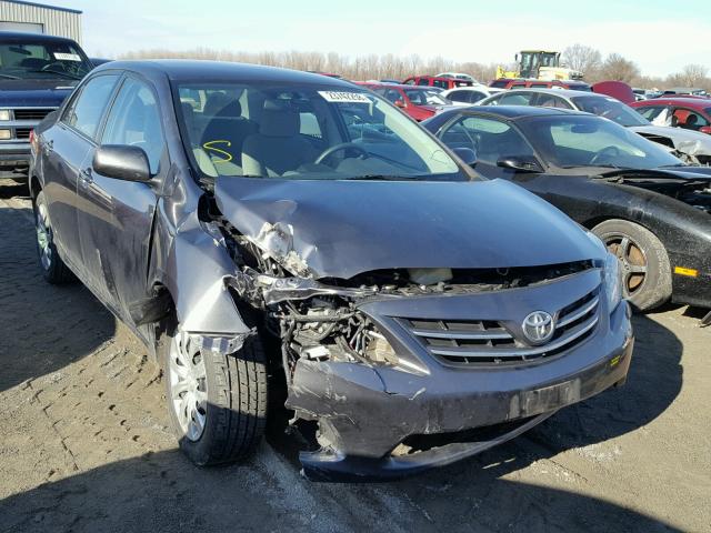 5YFBU4EE5DP167183 - 2013 TOYOTA COROLLA BA GRAY photo 1