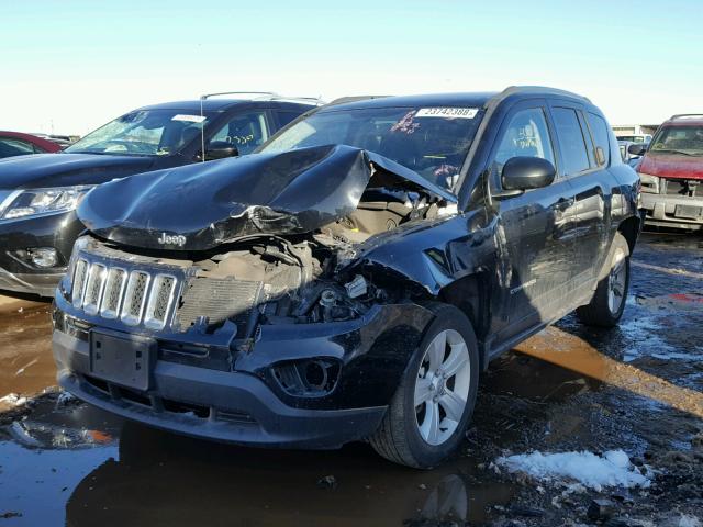 1C4NJDBB7ED504506 - 2014 JEEP COMPASS SP BLACK photo 2