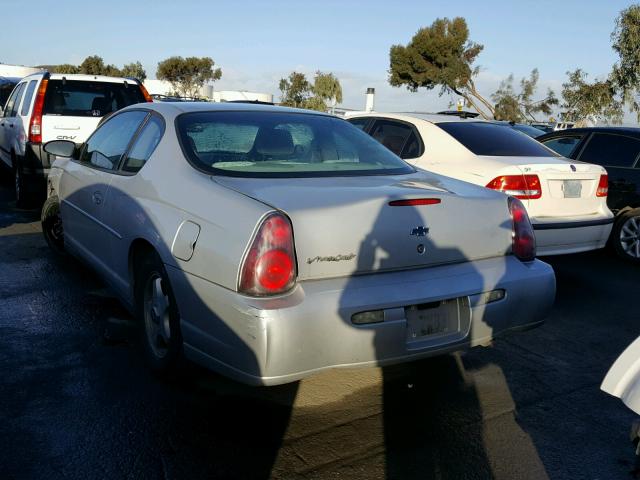 2G1WW12E449377510 - 2004 CHEVROLET MONTE CARL 银色 照片 3