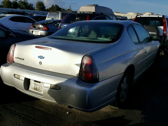 2G1WW12E449377510 - 2004 CHEVROLET MONTE CARL 银色 照片 4