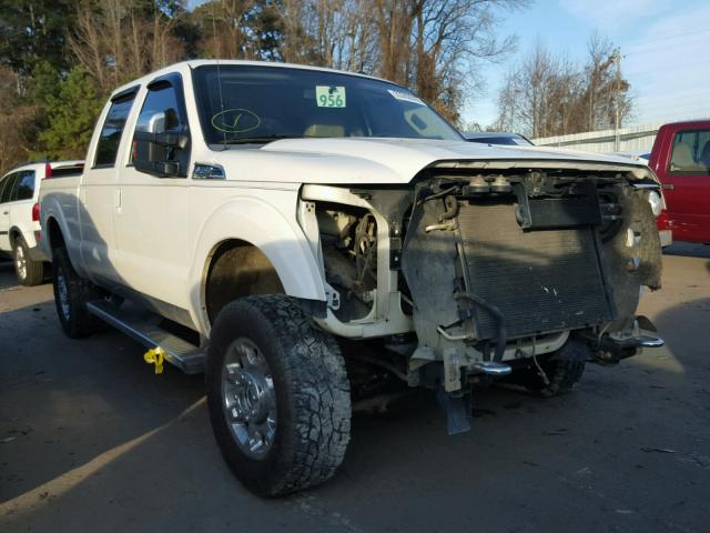 1FT7W2B66CEA01879 - 2012 FORD F250 SUPER WHITE photo 1