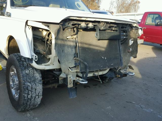 1FT7W2B66CEA01879 - 2012 FORD F250 SUPER WHITE photo 9