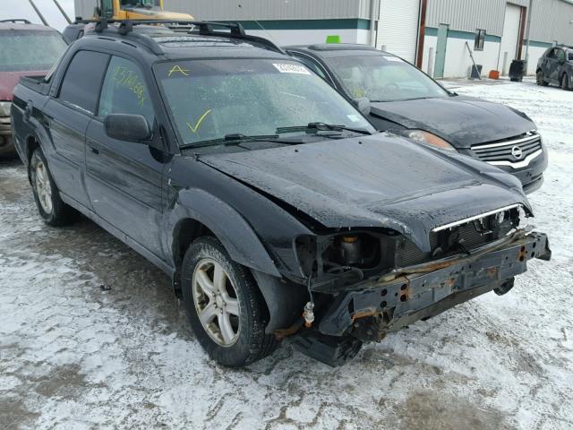 4S4BT62C357107810 - 2005 SUBARU BAJA SPORT BLACK photo 1