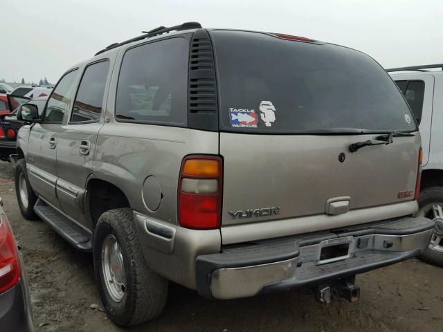 1GKEK13Z82R178158 - 2002 GMC YUKON TAN photo 3