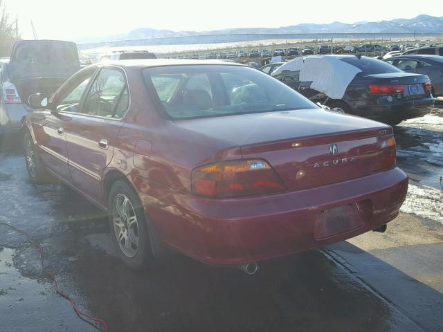 19UUA56681A000168 - 2001 ACURA 3.2TL RED photo 3