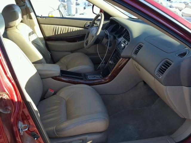 19UUA56681A000168 - 2001 ACURA 3.2TL RED photo 5