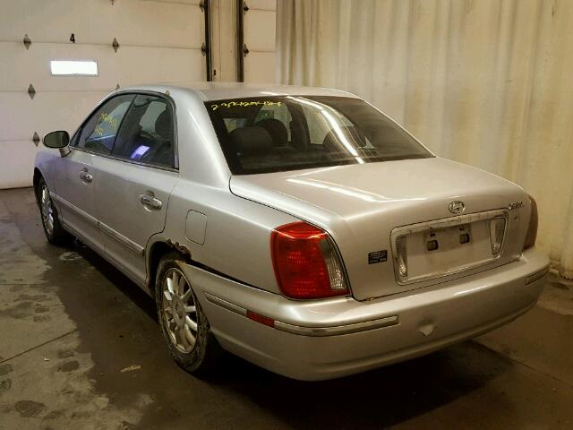 KMHFU45E94A279583 - 2004 HYUNDAI XG 350 SILVER photo 3