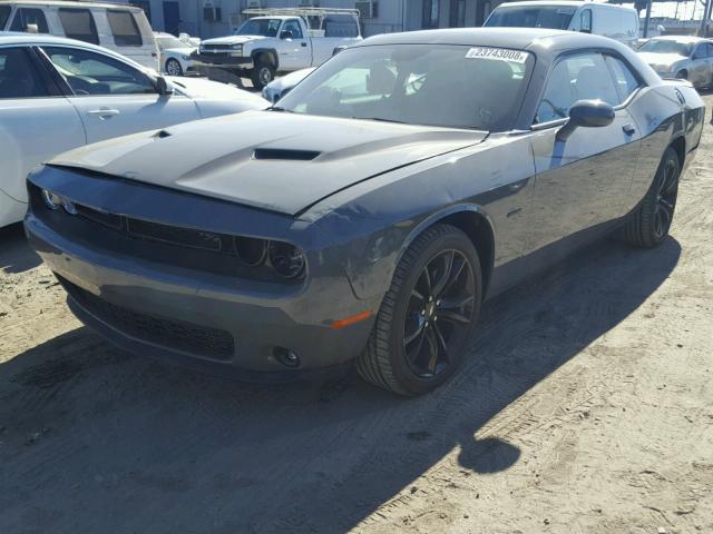 2C3CDZBT5HH554806 - 2017 DODGE CHALLENGER GRAY photo 2