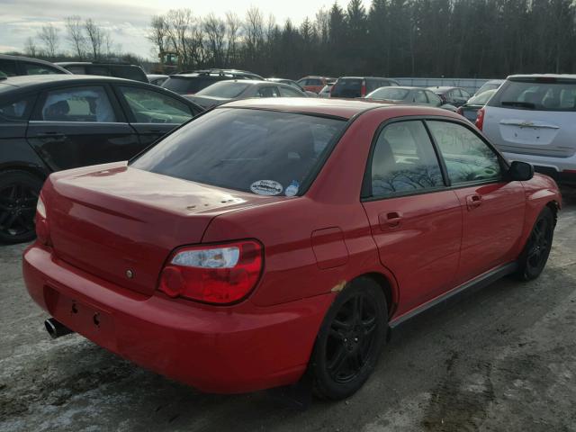 JF1GD29684G515076 - 2004 SUBARU IMPREZA WR RED photo 4