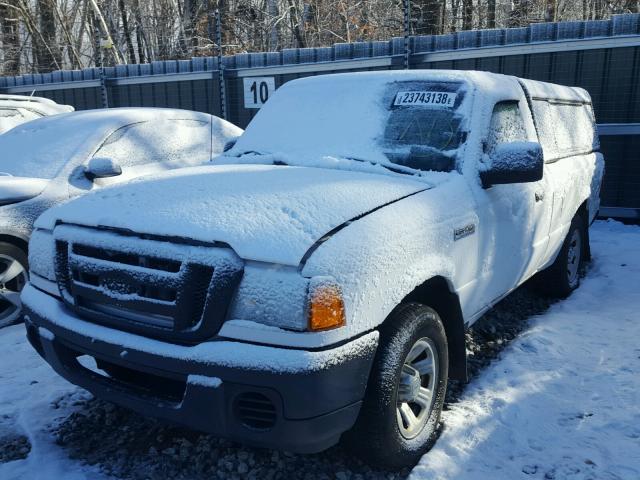 1FTKR1AD0BPA01097 - 2011 FORD RANGER WHITE photo 2