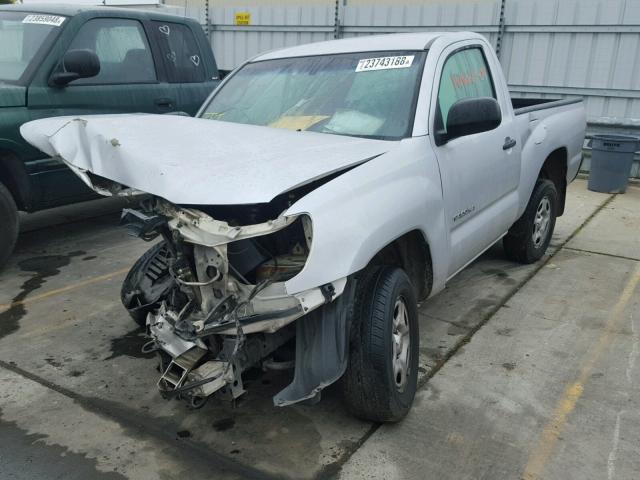 5TENX22N28Z479247 - 2008 TOYOTA TACOMA SILVER photo 2