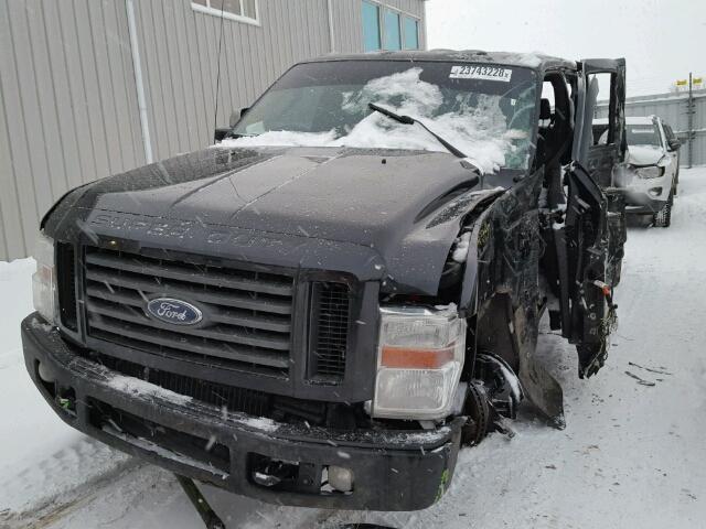 1FTWW31R09EA29649 - 2009 FORD F350 SUPER BLACK photo 2