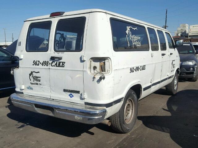 2B4JB25T9XK547576 - 1999 DODGE RAM WAGON WHITE photo 4