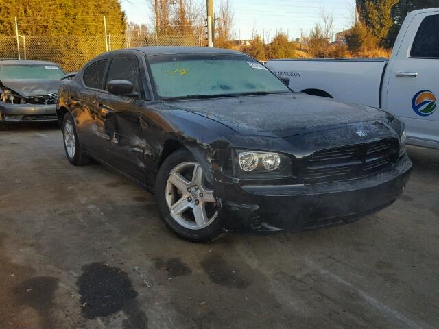 2B3KA43G48H227982 - 2008 DODGE CHARGER BLACK photo 1