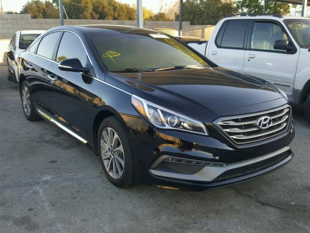 5NPE34AF0HH523055 - 2017 HYUNDAI SONATA SPO BLACK photo 1