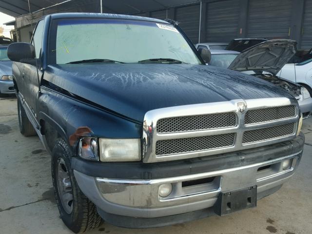 1B7HC16Z9WS545066 - 1998 DODGE RAM 1500 GREEN photo 1