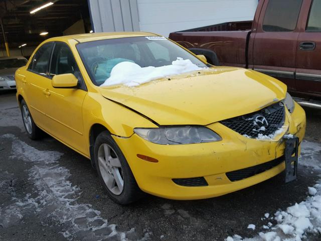 1YVFP80C835M04776 - 2003 MAZDA 6 I YELLOW photo 1