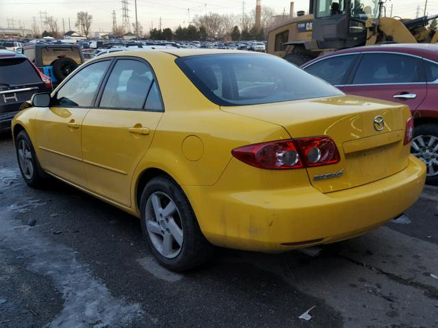 1YVFP80C835M04776 - 2003 MAZDA 6 I YELLOW photo 3