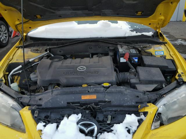 1YVFP80C835M04776 - 2003 MAZDA 6 I YELLOW photo 7